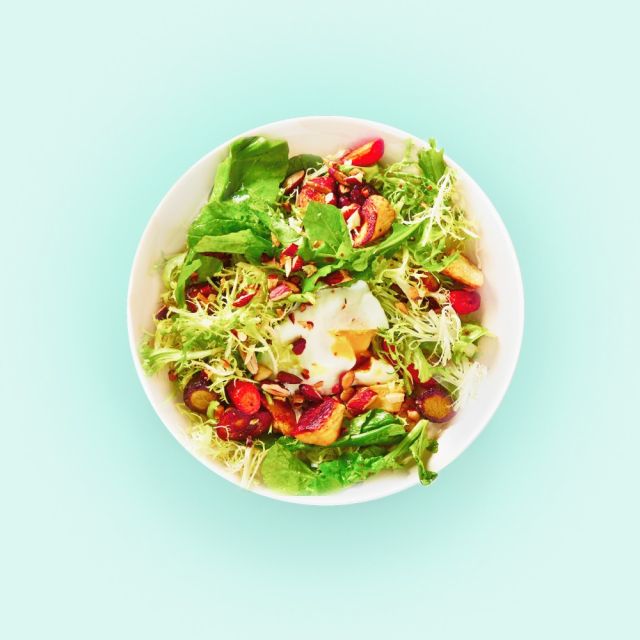 Bistro salad with roasted vegetables